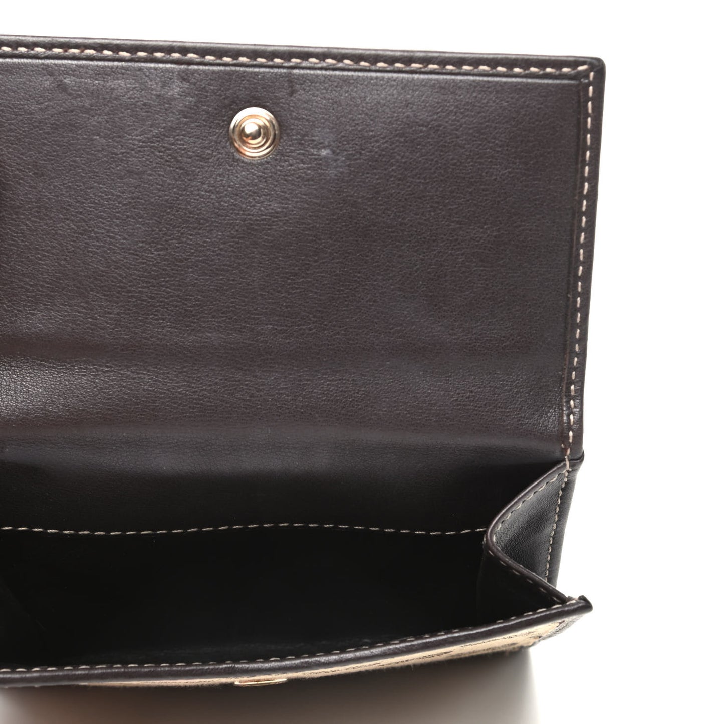 Monogram Lovely Heart French Flap Wallet Dark Brown