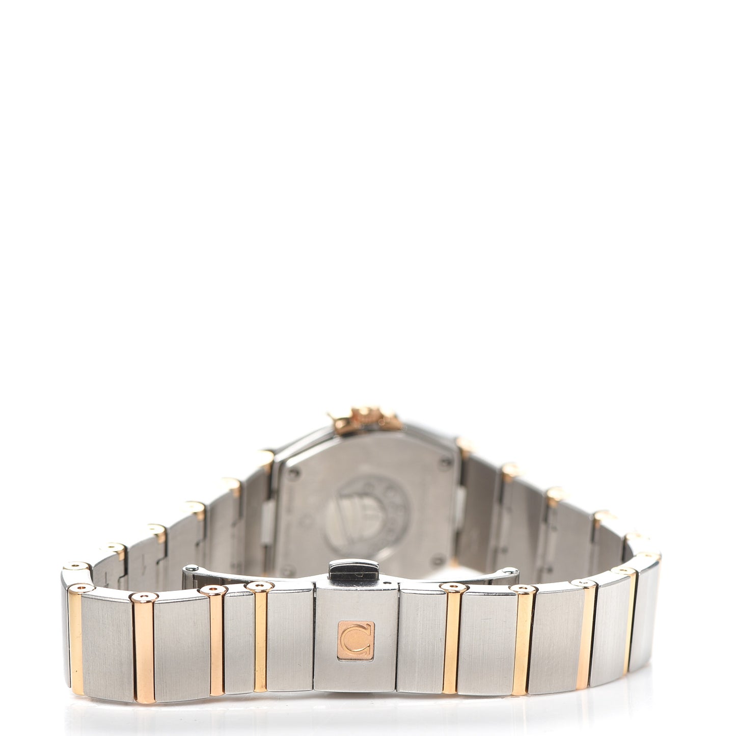 Stainless Steel 18K Yellow Gold Diamond Mother of Pearl 25mm Constellation Manhattan Quartz Watch 131.20.25.60.55.002