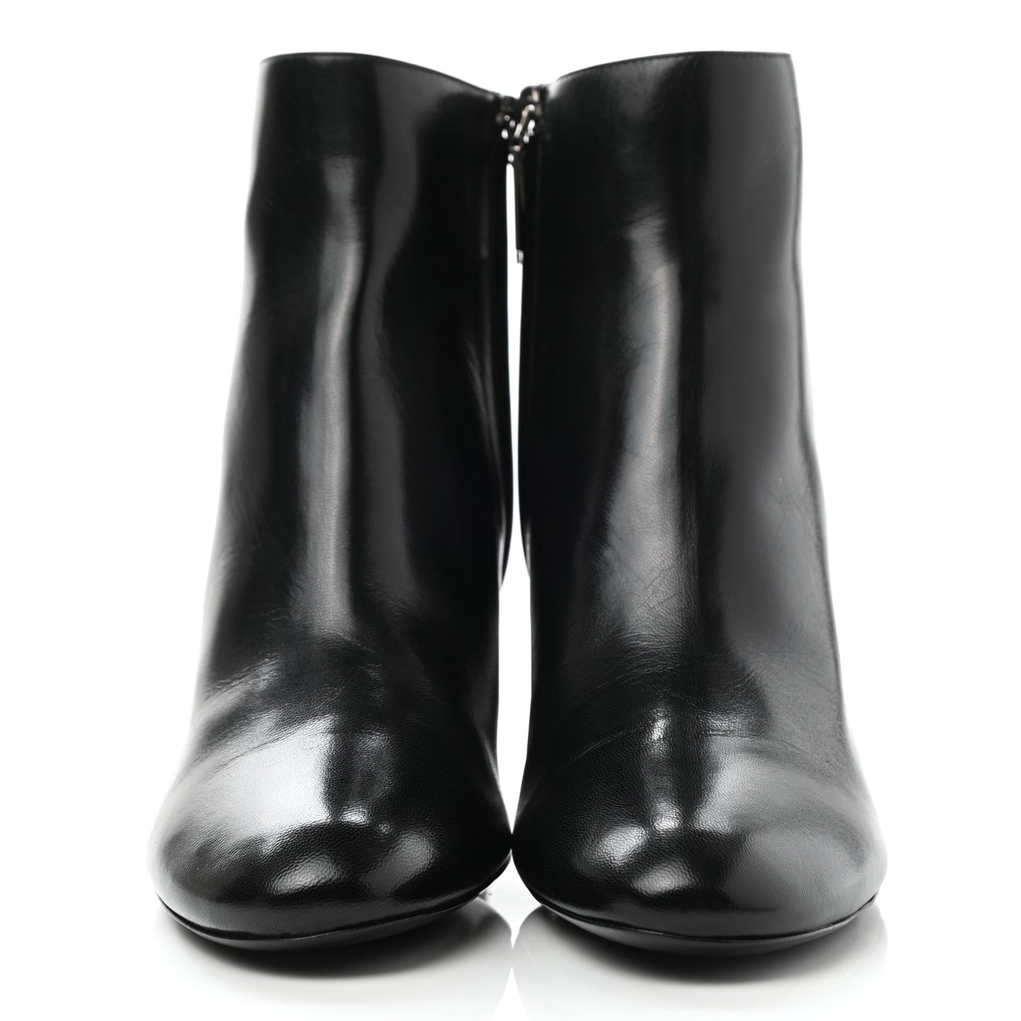 Nappa Vendome Loulou Ankle Zip Boots 39.5 Black