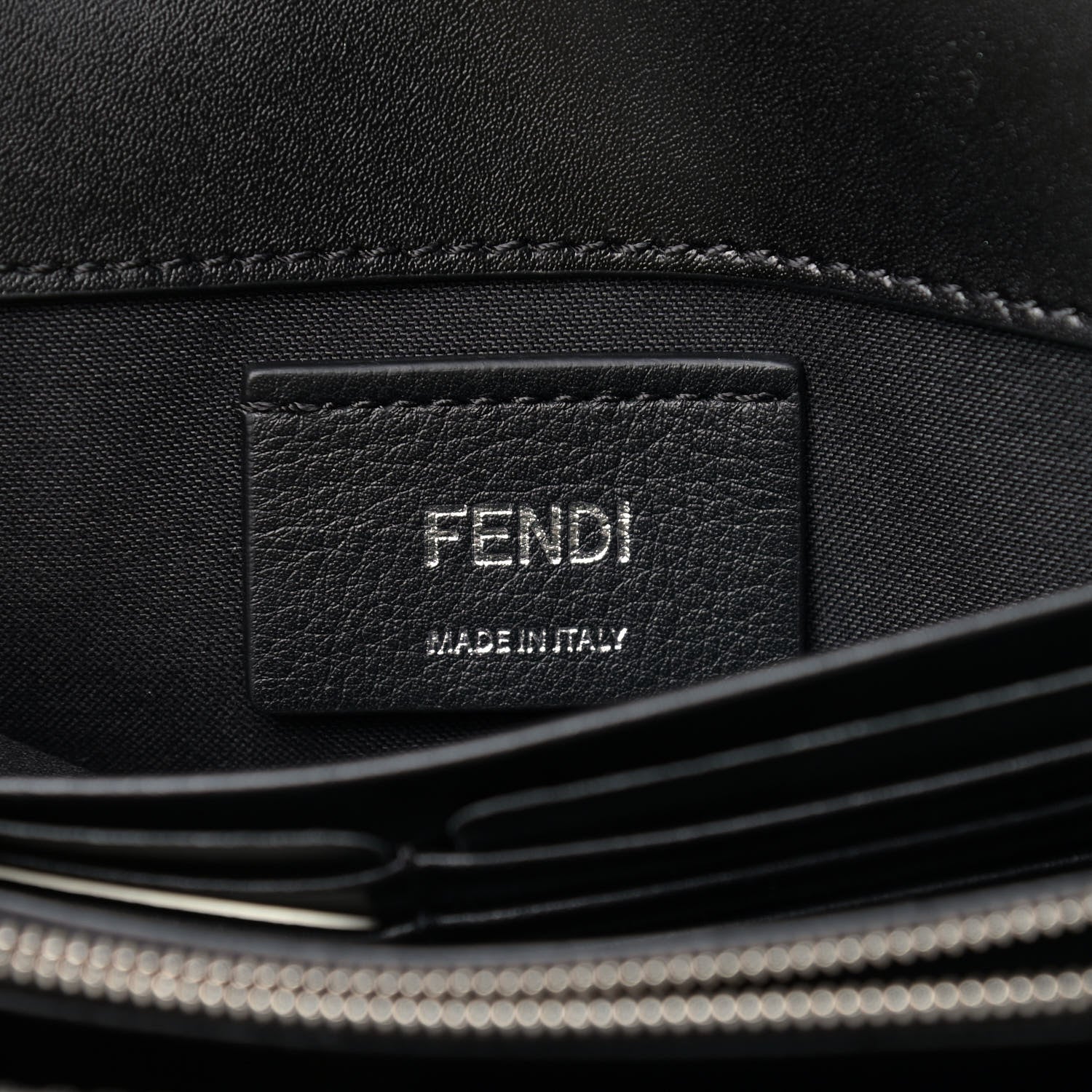 Fendi Vitello Liberty Pearl F is Fendi Wallet On Chain Black 6 of 9