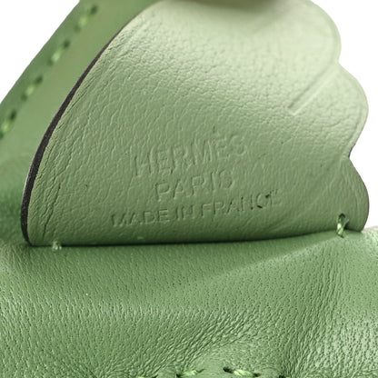 Hermes Milo Lambskin Grigri Rodeo Pegase Horse Bag Charm PM Vert Criquet 3 of 5
