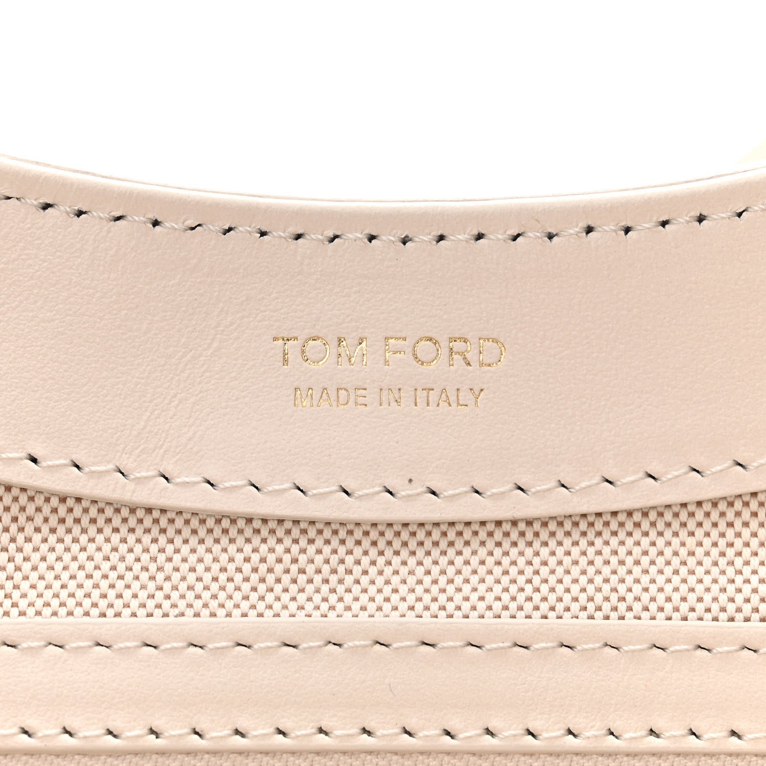Tom Ford Pebbled Calfskin Monarch Hobo Bag Chalk 6 of 12