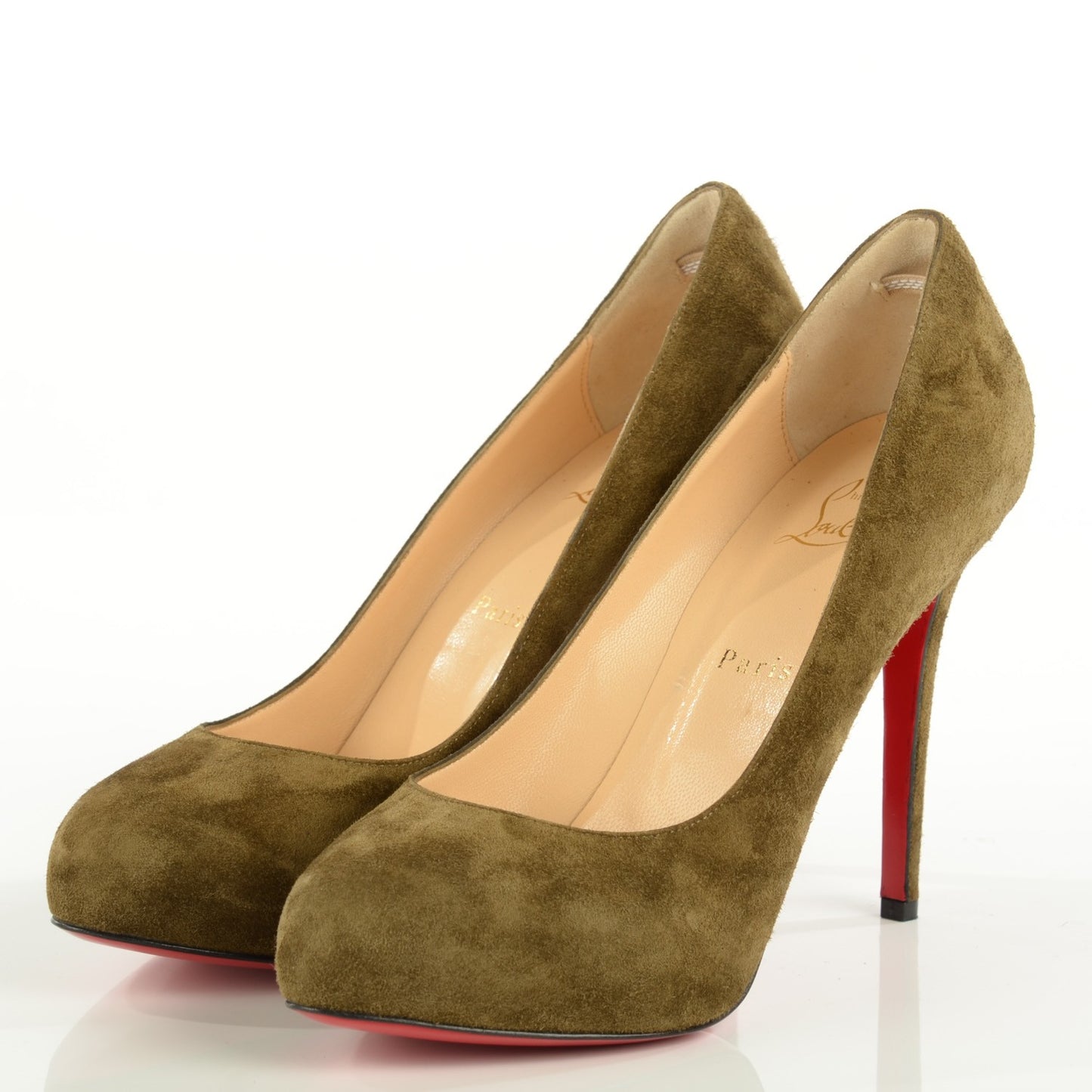 Suede New Declic 120 Pumps 39.5 Bronze
