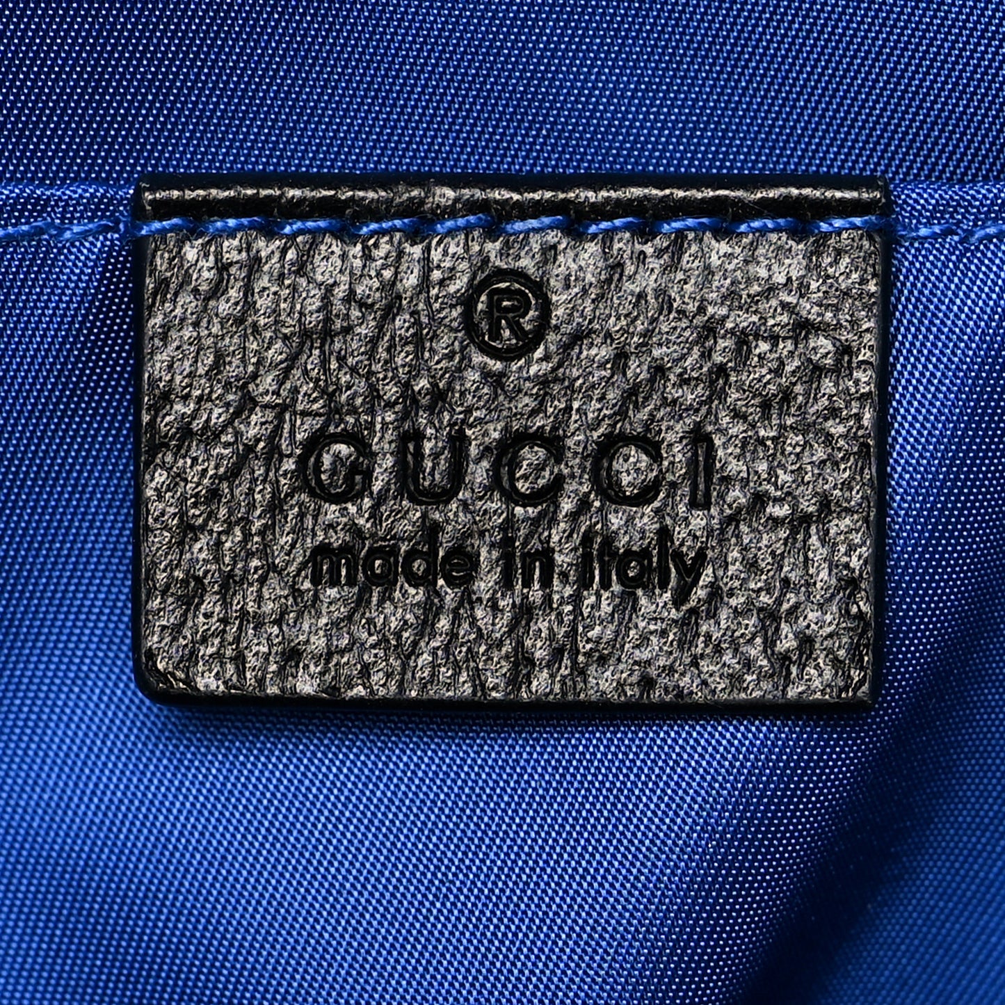 Econyl Nylon Monogram Off The Grid Backpack Guilted Blue Black