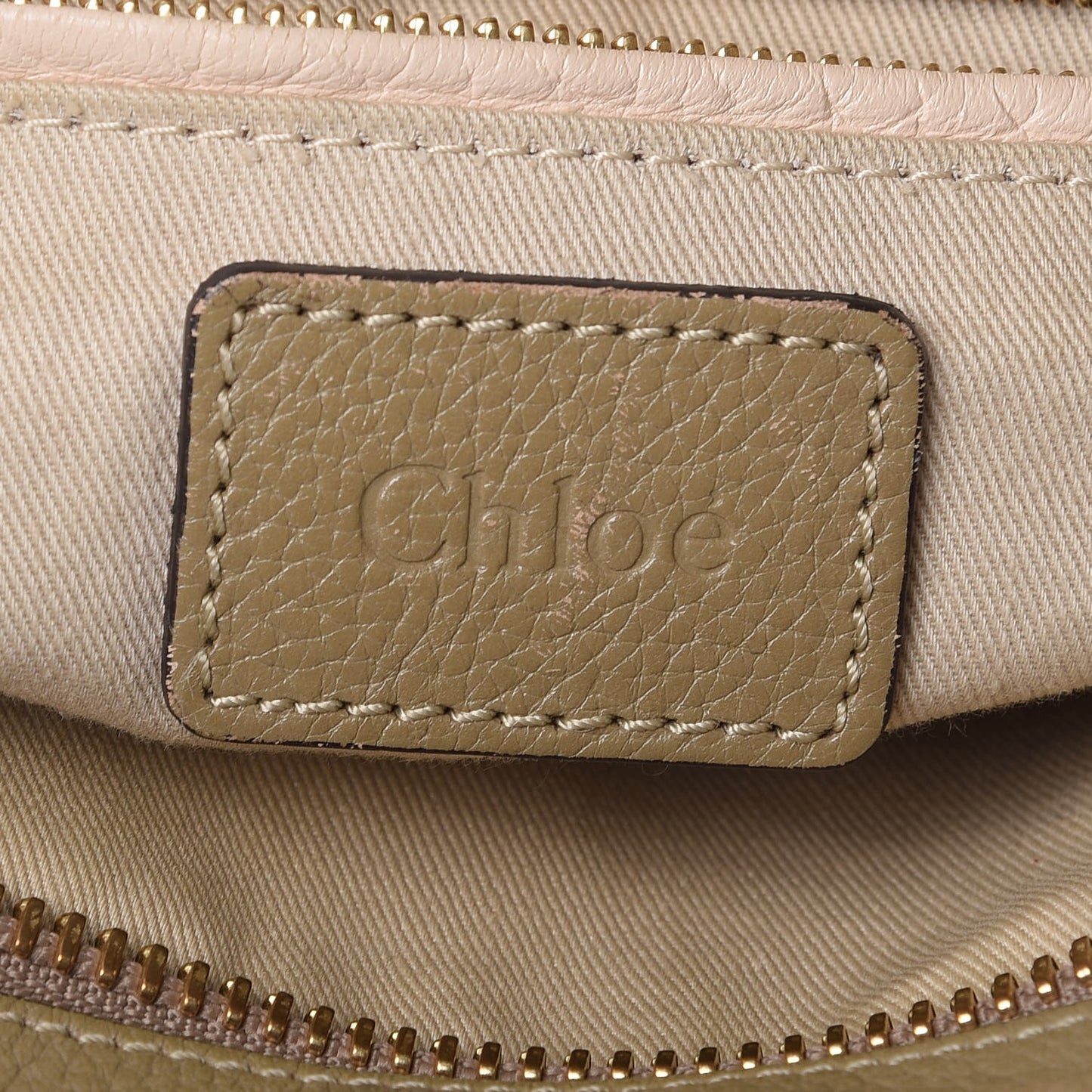 Calfskin Small Paraty Barbour Khaki