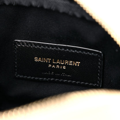 Saint Laurent Grain De Poudre Matelasse Monogram Baby Lou Camera Bag Crema Soft 7 of 9
