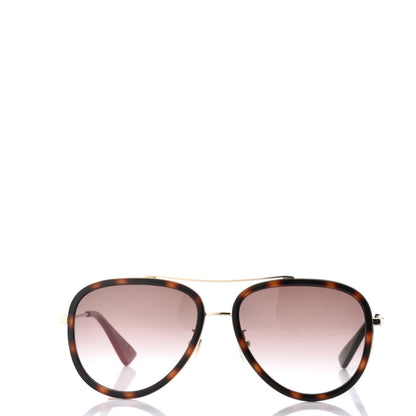 Gucci Aviator Sunglasses GG0062S Tortoise 2 of 9