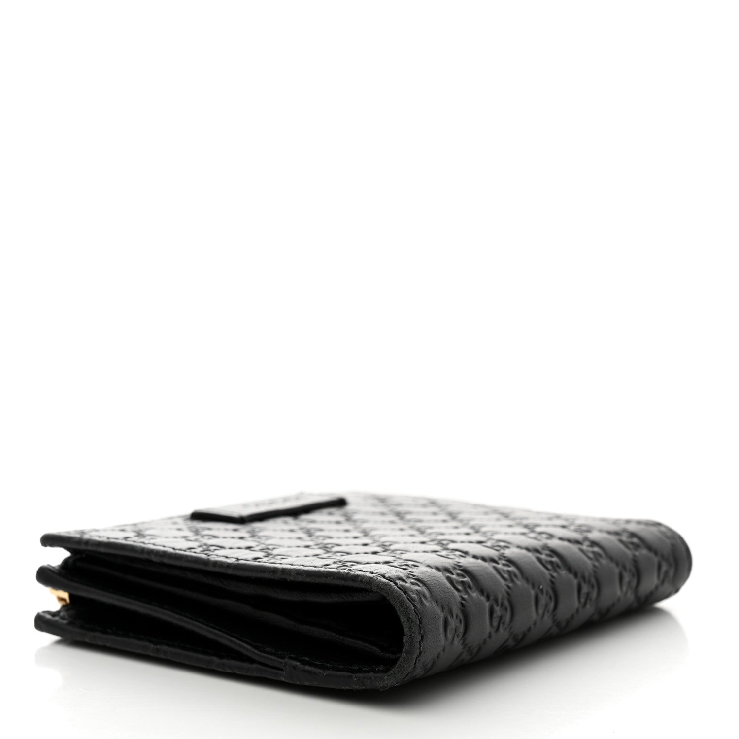 Gucci Microguccissima Snap Bi-Fold Wallet Black 4 of 7
