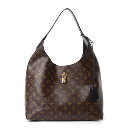 Louis Vuitton Monogram Flower Hobo Black 1 of 13