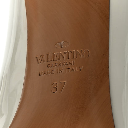 Valentino Garavani Patent Tonal One Stud 100mm Pumps 37 Ivory 6 of 7