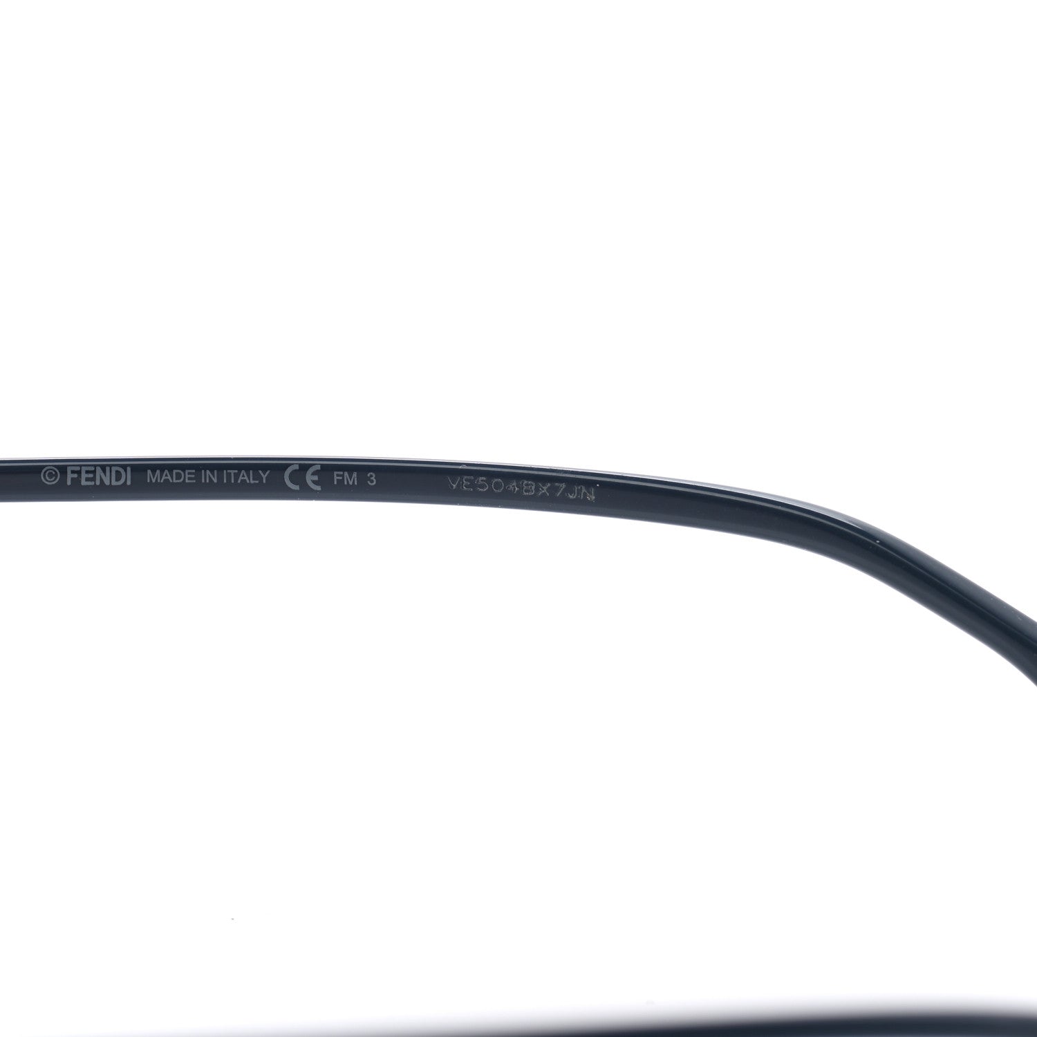 Fendi Acetate Metal FF Cat Eye Sunglasses FF 0356/S Blue 7 of 8