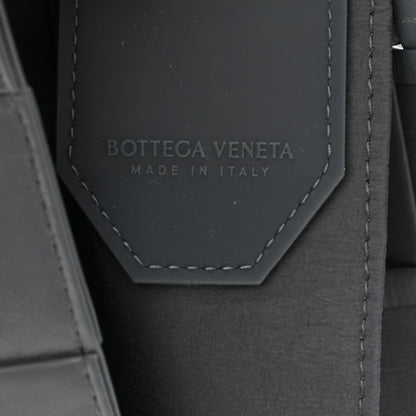 Bottega Veneta Crinkled Lambskin Maxi Intrecciato Extra Mini Cassette Crossbody Bag Grey 6 of 11