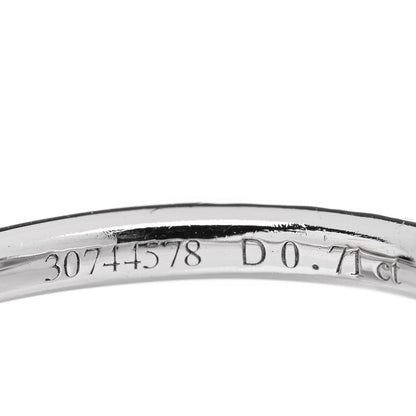 Tiffany Platinum Diamond .71ct Soleste Cushion Cut Double Halo Engagement Ring 50 5.25 5 of 6