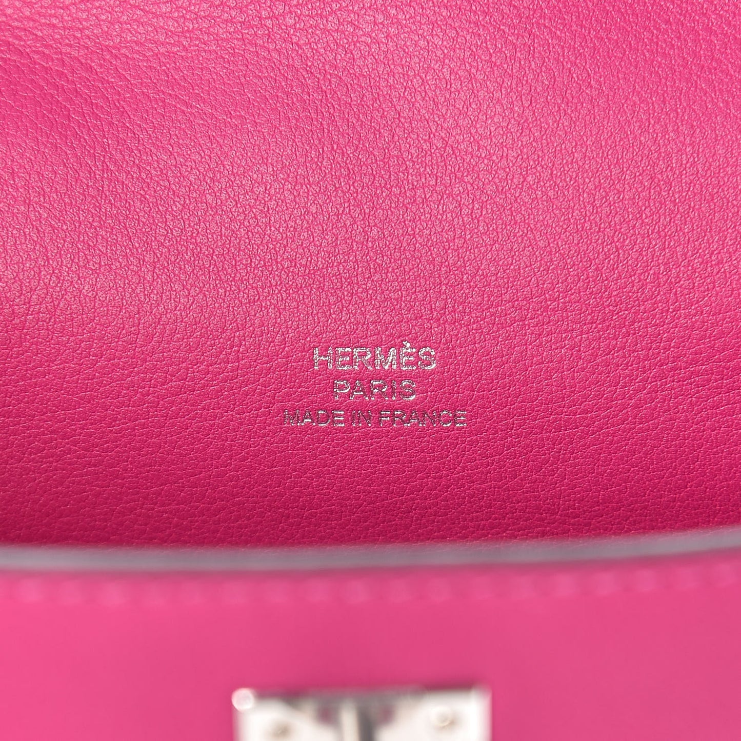 Swift Kelly Pochette Clutch Rose Pourpre