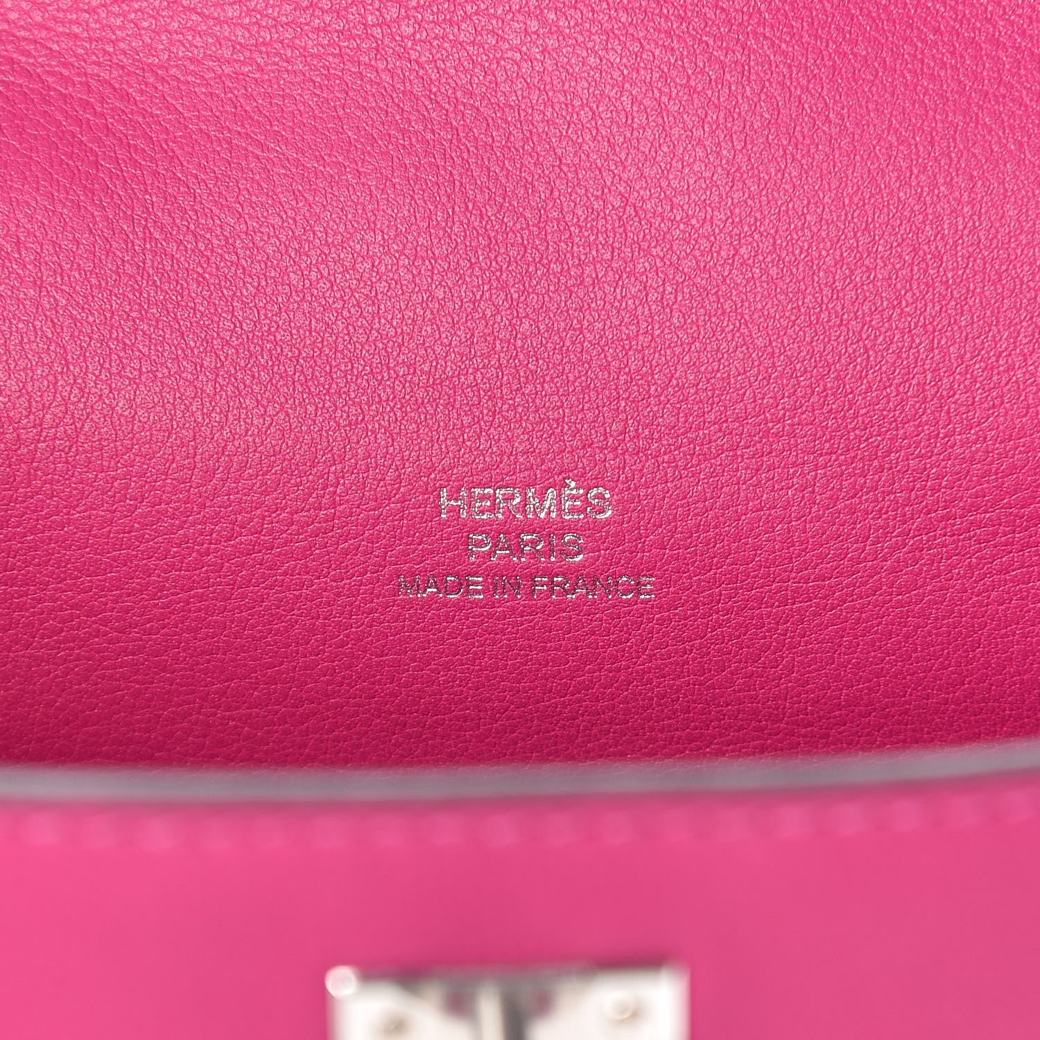 Hermes Swift Kelly Pochette Clutch Rose Pourpre 9 of 27
