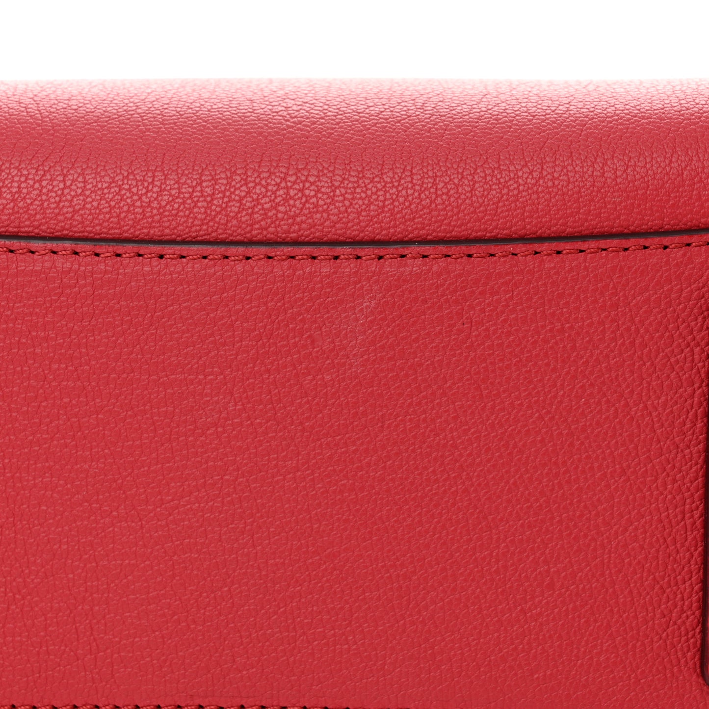 Sugar Goatskin Mini Antigona Medium Red