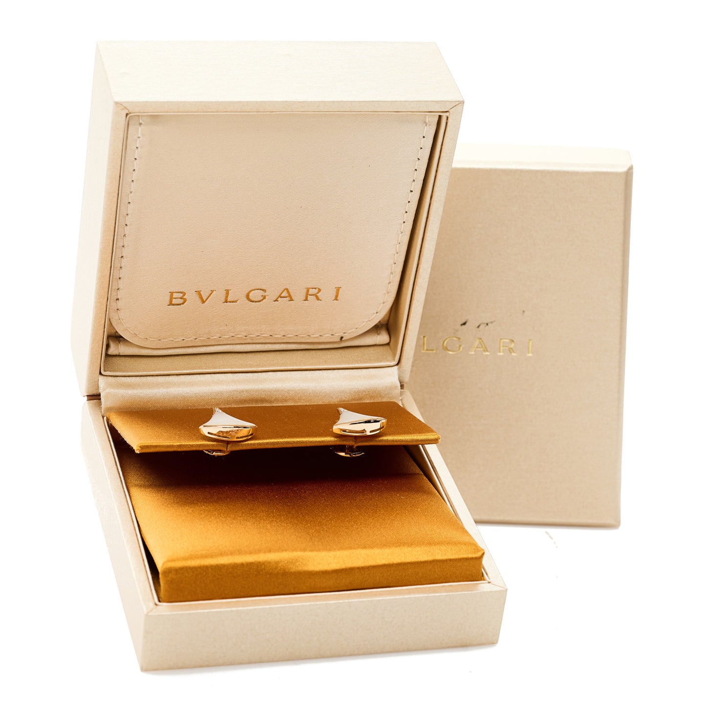 18K Rose Gold Diamond Mother of Pearl Divas' Dream Stud Earrings