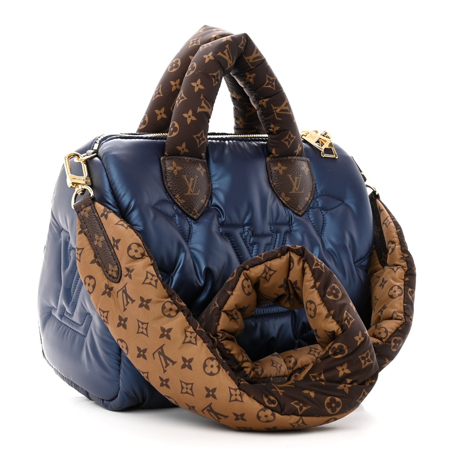 Louis Vuitton Econyl Mini Monogram Pillow Speedy Bandouliere 25 Navy 3 of 9