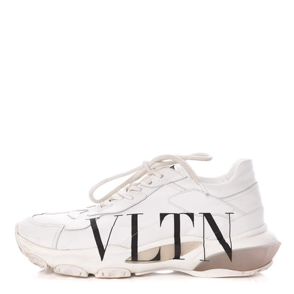 Valentino Garavani Calfskin VLTN Mens Bounce Sneakers 42 White 1 of 21