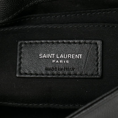 Saint Laurent Grain De Poudre Monogram Toy West Hollywood Fold-Over Bag Black 8 of 13
