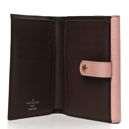 Louis Vuitton Damier Ebene Normandy Compact Wallet Rose Ballerine 5 of 10