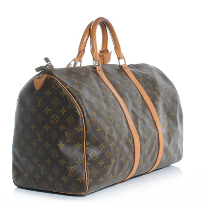 Louis Vuitton Monogram Keepall 50 Luggage 3 of 8