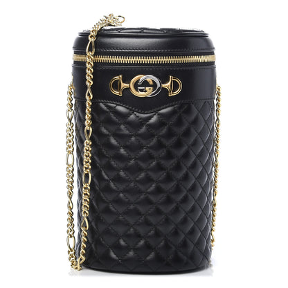 Gucci Calfskin Trapuntata Zumi Belt Bag Black 1 of 11