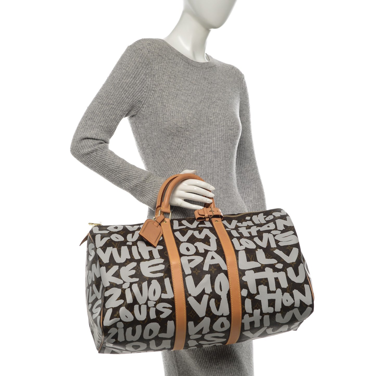 Graffiti Keepall 50 Silver