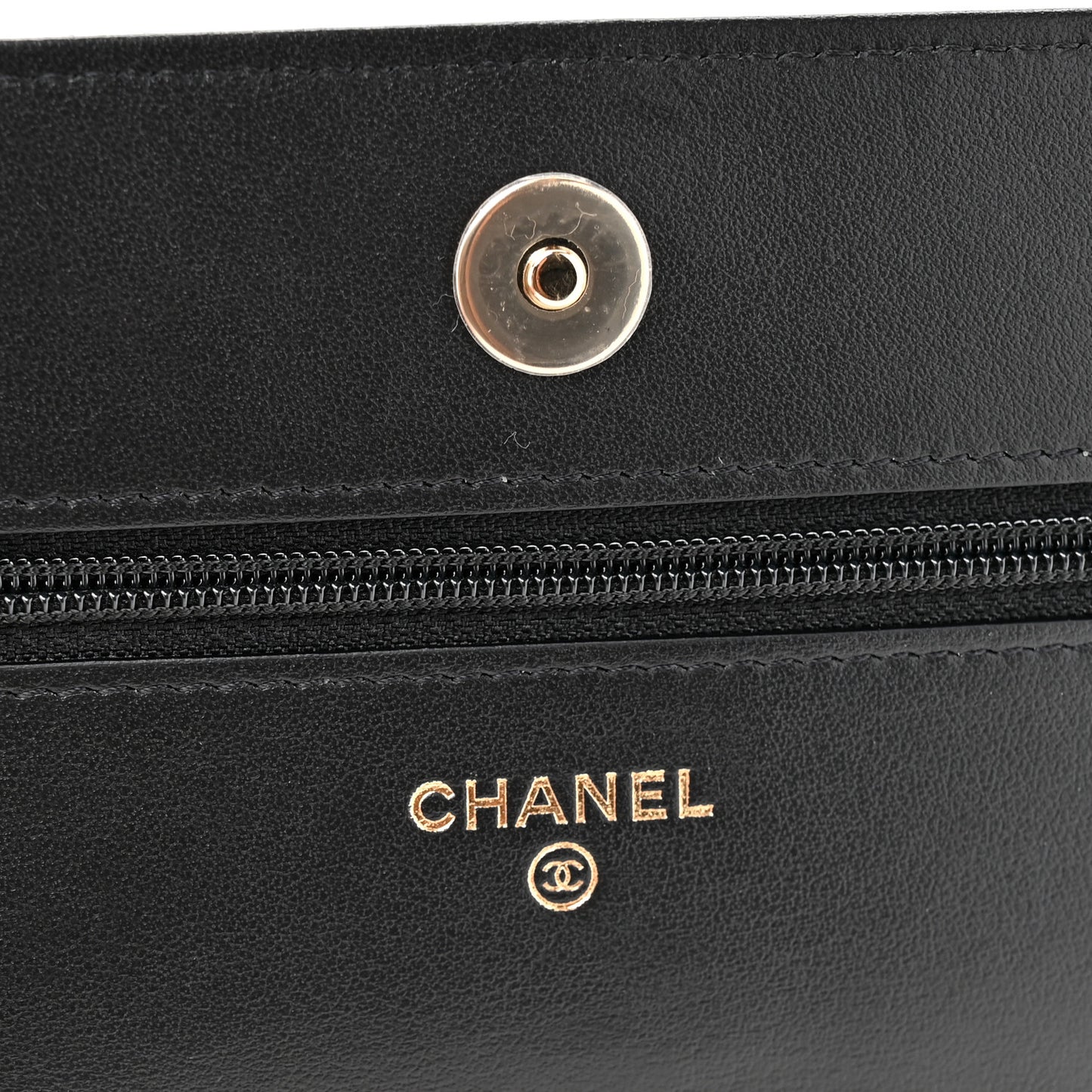 Lambskin Quilted Pearl Wallet On Chain WOC Light Pink Black