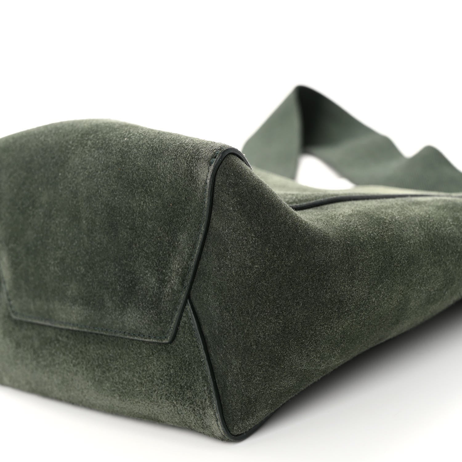 Celine Suede Calfskin Sangle Bucket Bag Amazone 9 of 9