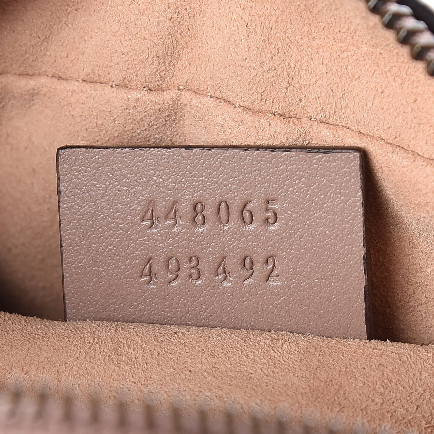 Gucci Calfskin Matelasse Mini GG Marmont Chain Shoulder Bag Nude 8 of 10
