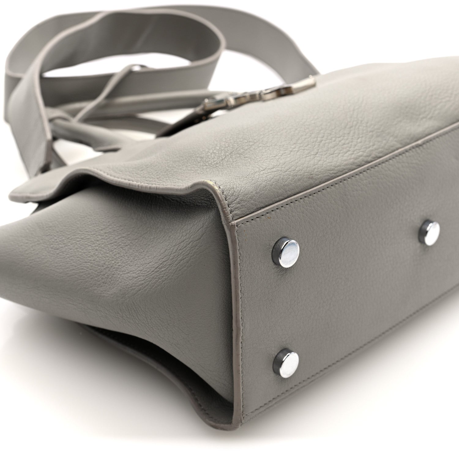 Saint Laurent Calfskin Baby Monogram Downtown Cabas 9 of 10