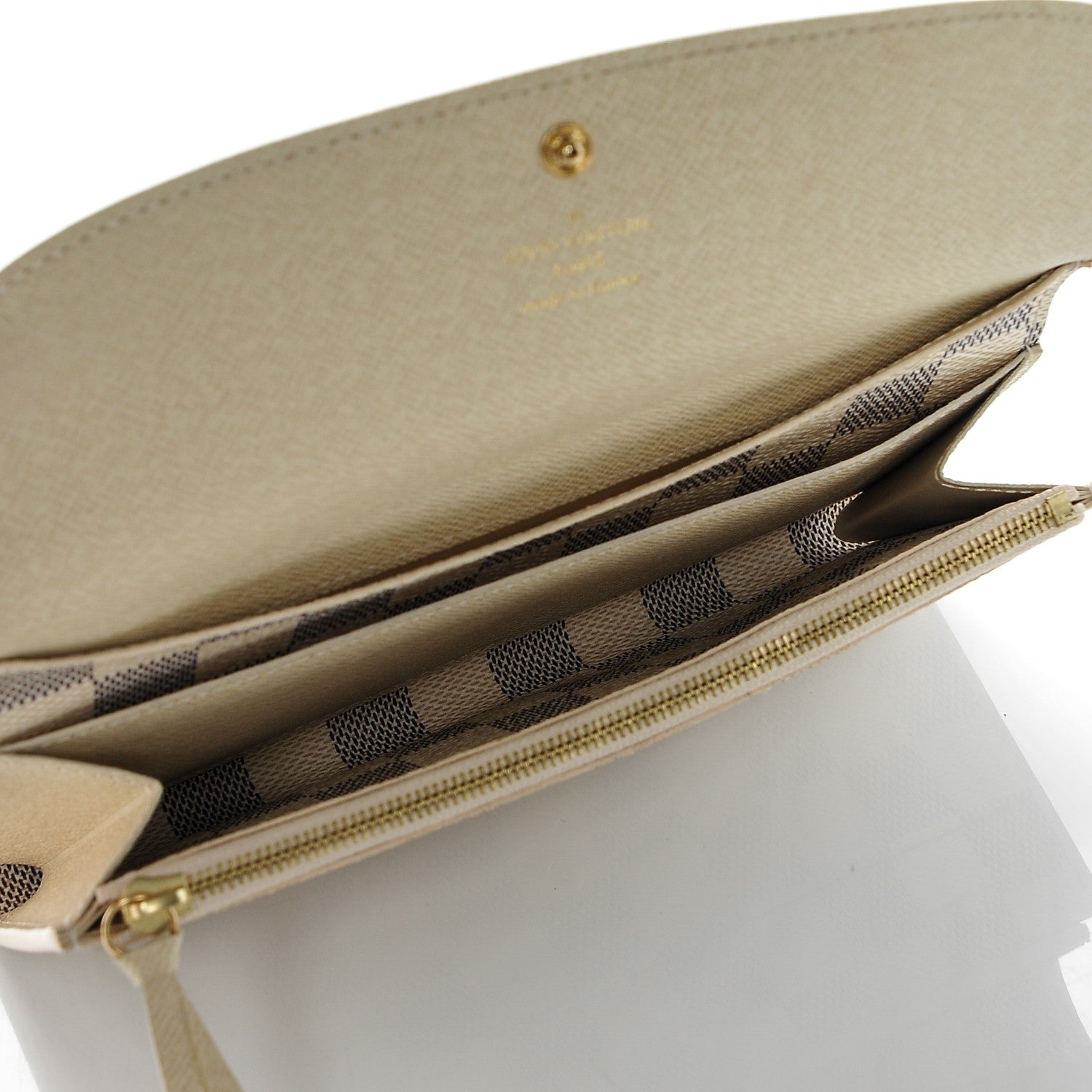 Louis Vuitton Damier Azur Emilie Wallet 5 of 6