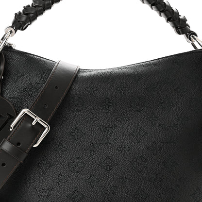 Louis Vuitton Mahina Beaubourg Hobo MM Black 8 of 10