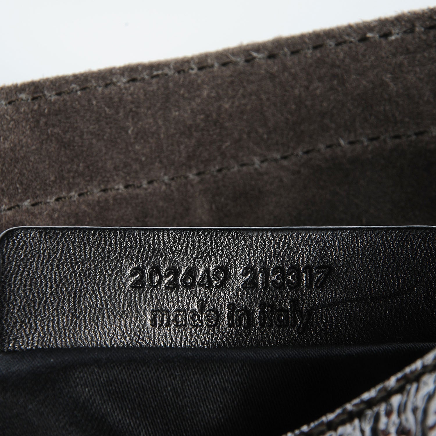 Saint Laurent Pebbled Patent Small Downtown Grey 8 of 8