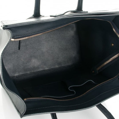 Celine Smooth Calfskin Mini Luggage Navy Blue 5 of 6