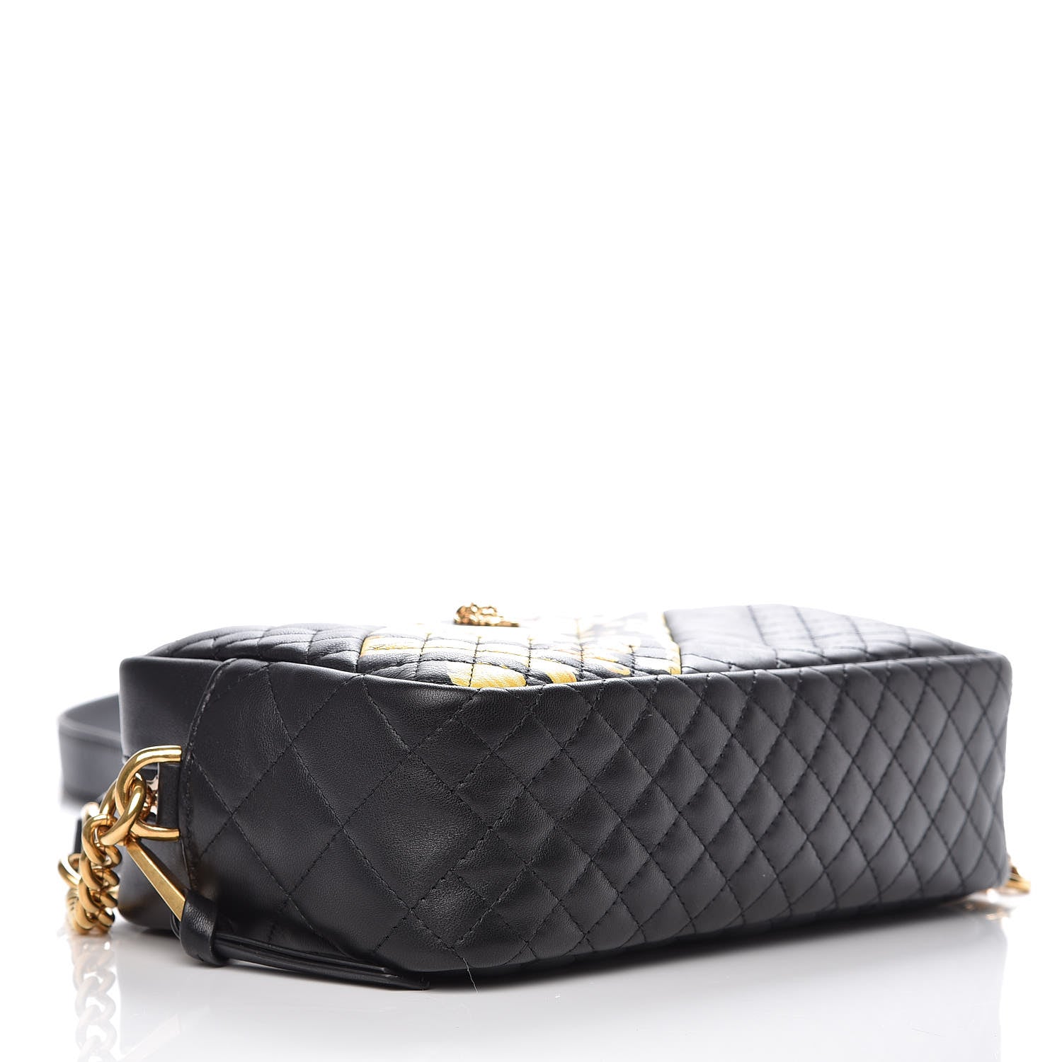 Versace Nappa Quilted Icon Printed Small Camera Bag Black 4 of 8