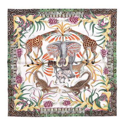 Hermes Silk La Marche Du Zambeze Scarf 90 1 of 3