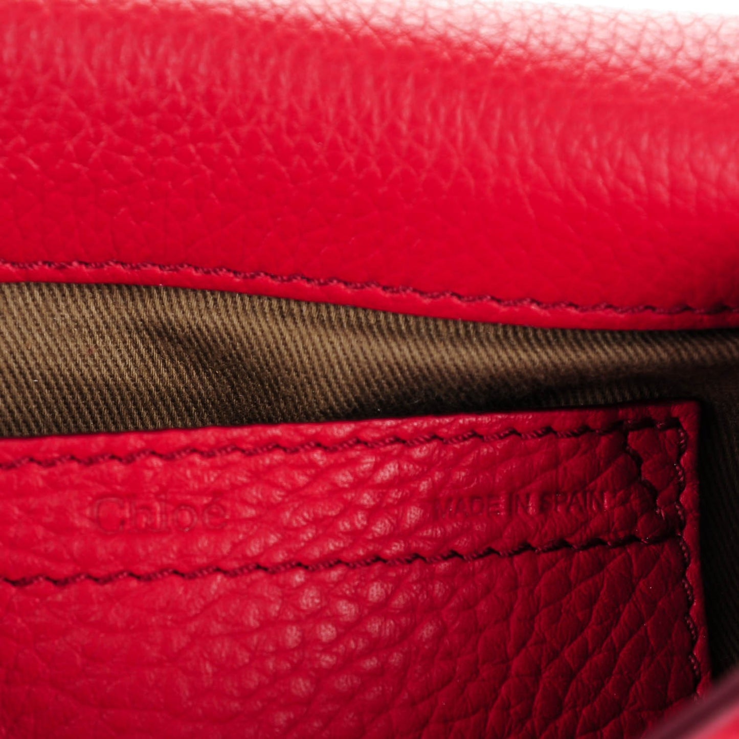 Calfskin Mini Marcie Round Crossbody Bag Red