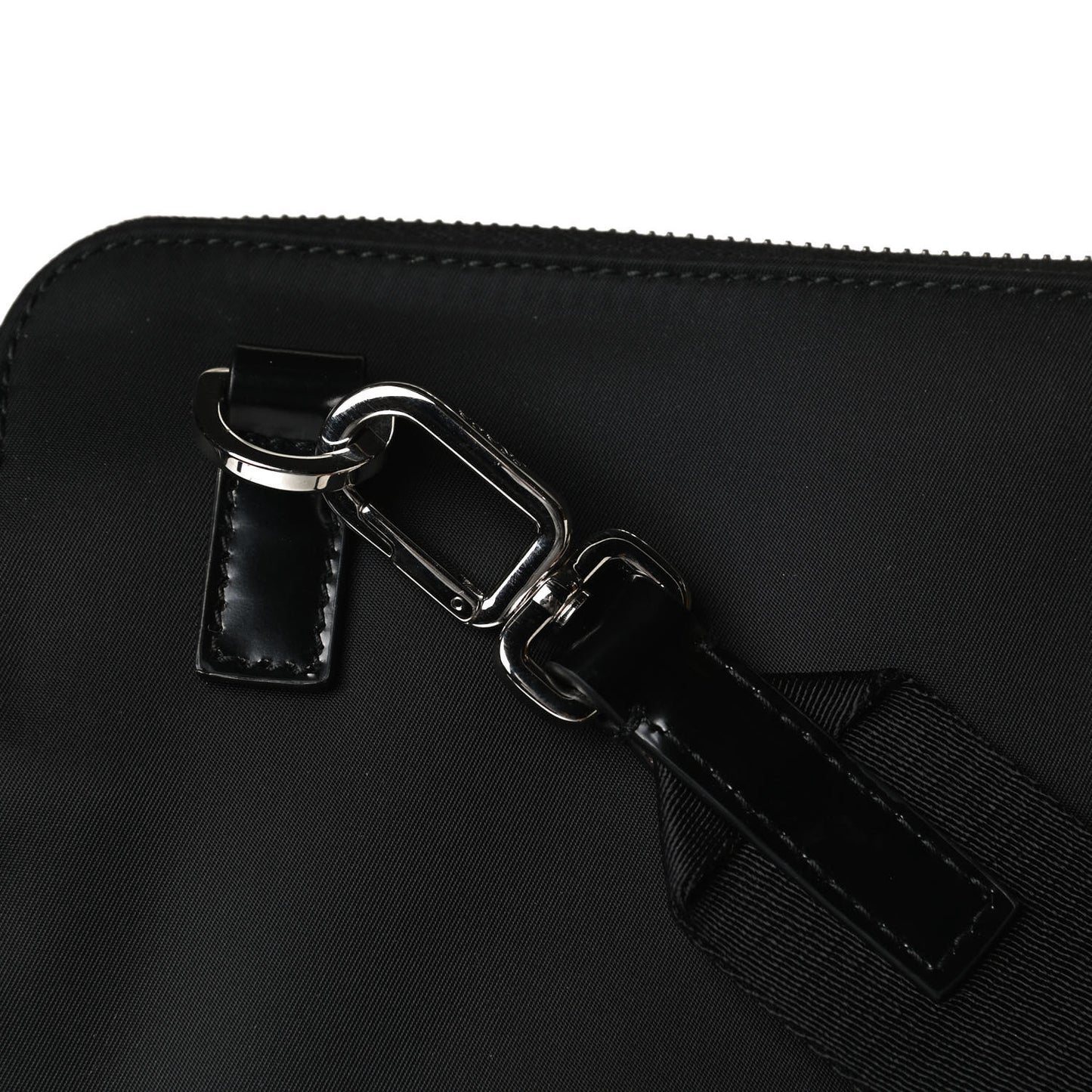 Re-Nylon Spazzolato Crossbody Shoulder Bag Black