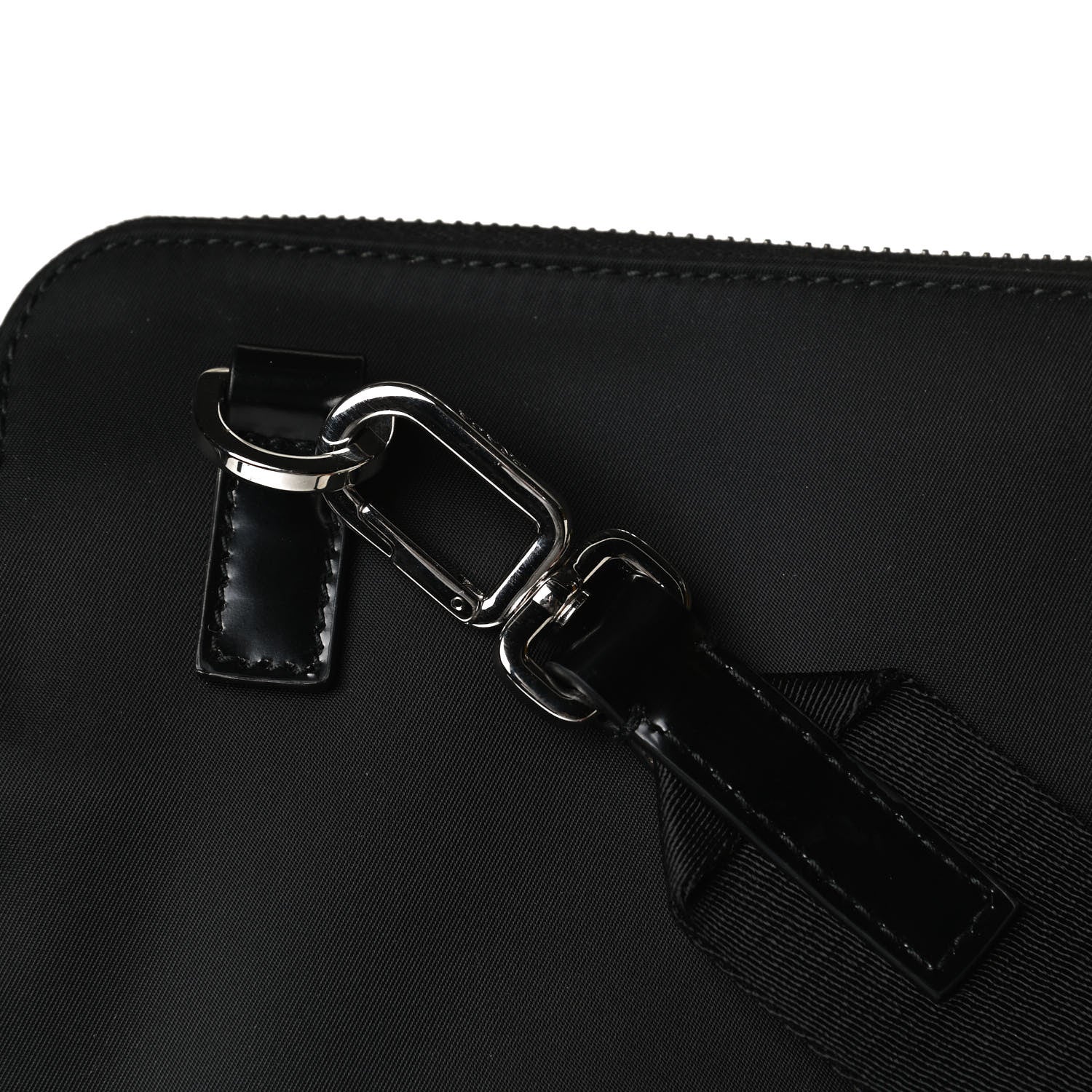 Prada Re-Nylon Spazzolato Crossbody Shoulder Bag Black 12 of 13