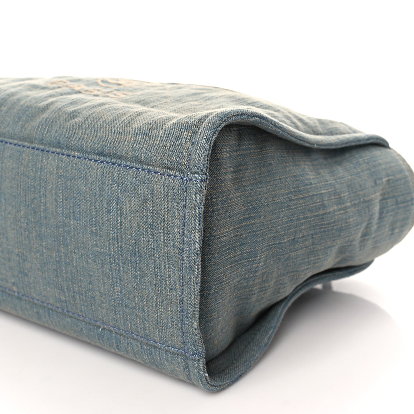 Denim Small Deauville Tote Light Blue