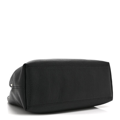 Gucci Pebbled Calfskin Medium Soho Chain Shoulder Bag Black 4 of 11