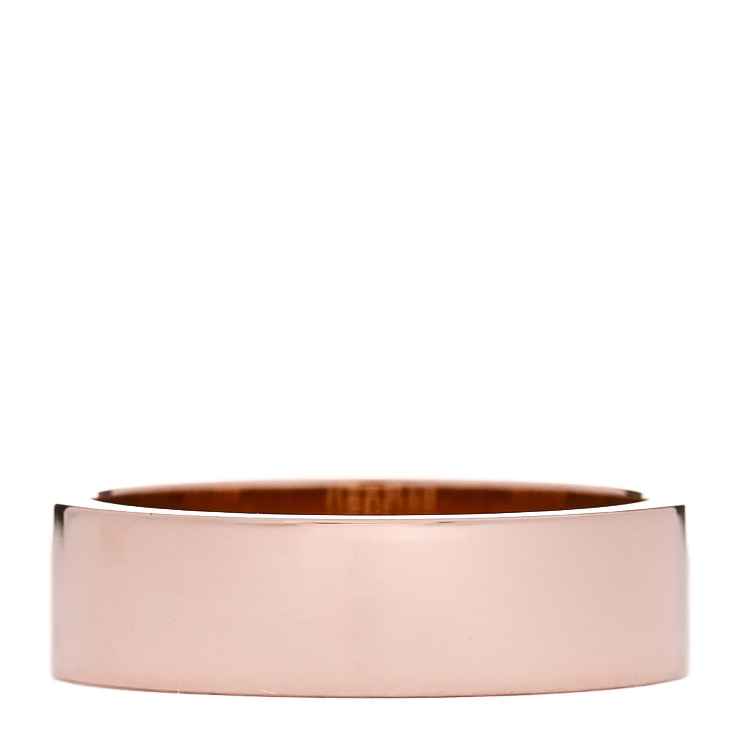 Hermes 18K Rose Gold Diamond PM Kelly Ring 49 5 3 of 5