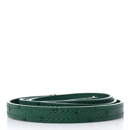 Louis Vuitton Ostrich Alma BB Shoulder Strap Menthe 2 of 3