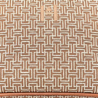 Hermes Cotton Canvas H Embroidered Travel Cosmetic Pouch Natural 8 of 8