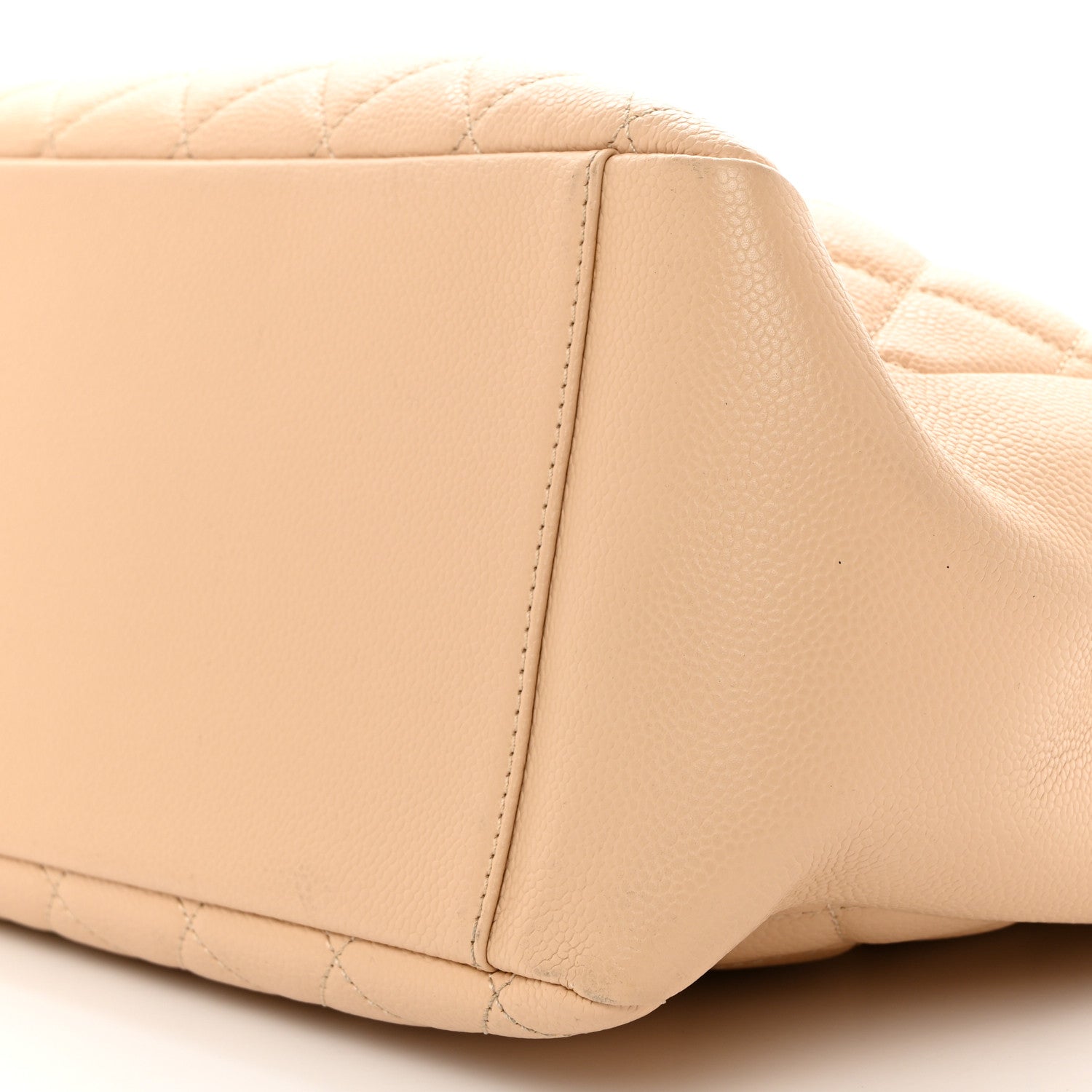 Chanel Caviar Quilted Grand Shopping Tote GST Beige Clair 10 of 10