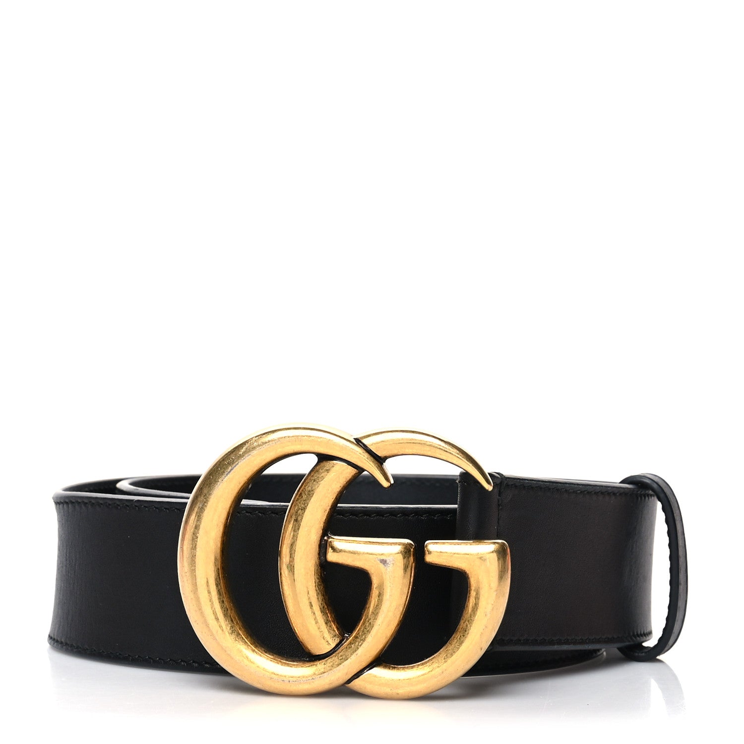 Gucci Calfskin Double G 40mm Belt 70 28 Black 1 of 7