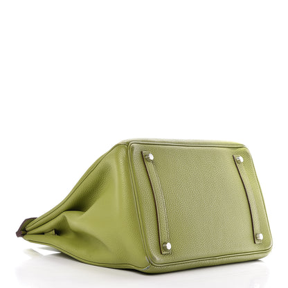 Hermes Togo Birkin 35 Vert Anis 5 of 53