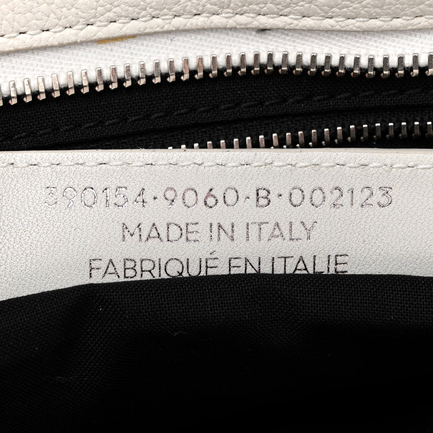 Balenciaga Chevre Silver Metallic Edge Hardware City White 7 of 12